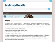 Tablet Screenshot of leadershipnashville.org